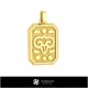 3D Men's Aries Zodiac Pendant Home, Bijoux 3D CAO, Pendentifs 3D CAO, Pendentifs du Zodiaque 3D