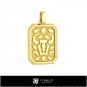 3D Men's Taurus Zodiac Pendant
