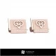 3D Aries Zodiac Cufflinks Home, Bijoux 3D CAO, Boutons Manchette 3D CAO, Boutons Manchette a Fermeture Arriere Baleine 3D 