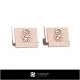 3D Scorpio Zodiac Cufflinks Home, Bijuterii 3D , Butoni 3D CAD, Butoni cu Bucla 3D
