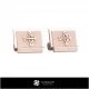 3D Sagittarius Zodiac Cufflinks Home, Bijuterii 3D , Butoni 3D CAD, Butoni cu Bucla 3D