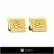 3D Collection of Zodiac Cufflinks Home, Jewelry 3D CAD, Jewelry Collections 3D CAD 