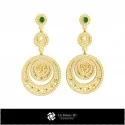  3D Aries Zodiac Earrings