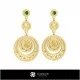 3D Scorpio Zodiac Earrings Home, Bijuterii 3D , Cercei 3D CAD, Cercei Candelabru 3D