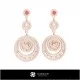 3D Aquarius Zodiac Earrings Home, Bijoux 3D CAO, Boucles D'oreilles 3D CAO, Boucles D'oreilles Chandelier 3D 