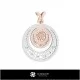 3D Women's Leo Zodiac Pendant Home, Jewelry 3D CAD, Pendants 3D CAD , 3D Zodiac Pendants