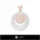 3D Women's Capricorn Zodiac Pendant Home, Jewelry 3D CAD, Pendants 3D CAD , 3D Zodiac Pendants