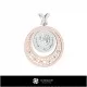 3D Women's Aquarius Zodiac Pendant Home, Bijoux 3D CAO, Pendentifs 3D CAO, Pendentifs du Zodiaque 3D