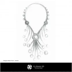 Necklace Sketch-Jewelry Design