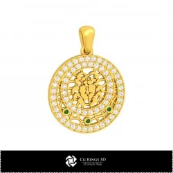 3D Cancer Zodiac Children Pendant Home, Bijuterii 3D , Pandative 3D CAD, Pandativ cu Zodii 3D, Pandativ Copii 3D