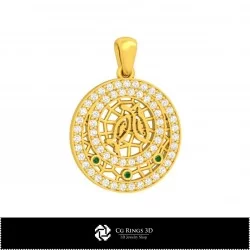 3D Pisces Zodiac Children Pendant Home, Bijoux 3D CAO, Pendentifs 3D CAO, Pendentifs du Zodiaque 3D, Pendentifs Enfants 3D