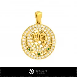 3D Aquarius Zodiac Children Pendant Home, Bijoux 3D CAO, Pendentifs 3D CAO, Pendentifs du Zodiaque 3D, Pendentifs Enfants 3D