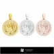 3D Aquarius Zodiac Children Pendant Home, Jewelry 3D CAD, Pendants 3D CAD , 3D Zodiac Pendants, 3D Children Pendants