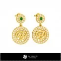 3D Aries Zodiac Children Earrings