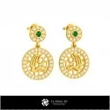 3D Virgo Zodiac Children Earrings