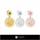 3D Scorpio Zodiac Children Earrings Home, Bijoux 3D CAO, Boucles D'oreilles 3D CAO, Boucles D'oreilles Diamant 3D, Boucles D'ore