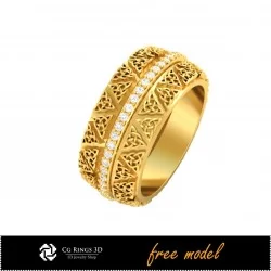 3D Unique Celtic Wedding Ring-Free 3D Model Home, Jewelry 3D CAD, Free 3D Jewelry, Rings 3D CAD , Wedding Bands 3D, Free 3D Rin