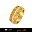 3D Unique Celtic Wedding Ring-Free 3D Model
