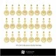 3D Collection of Zodiac Earrings Home, Bijuterii 3D , Colectii Bijuterii 3D CAD