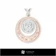 3D CAD Jewelry Set With Aries Zodiac Home, Bijoux 3D CAO, Esembles Bijoux 3D CAO