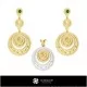 3D Jewelry Set With Virgo Zodiac Home, Bijuterii 3D , Seturi Bijuterii 3D CAD