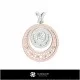 3D Jewelry Set With Virgo Zodiac Home, Bijoux 3D CAO, Esembles Bijoux 3D CAO