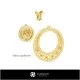 3D Jewelry Set With Libra Zodiac Home, Jewelry 3D CAD, Jewelry Sets 3D CAD 