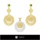 3D Jewelry Set With Capricorn Zodiac Home, Bijuterii 3D , Seturi Bijuterii 3D CAD