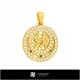 3D Collection of Zodiac Children Pendants Home, Jewelry 3D CAD, Jewelry Collections 3D CAD 