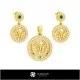 3D Children Jewelry Set With Taurus Zodiac Home, Jewelry 3D CAD, Jewelry Sets 3D CAD 