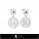 3D Children Jewelry Set With Gemini Zodiac Home, Bijoux 3D CAO, Esembles Bijoux 3D CAO