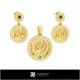 3D Children Jewelry Set With Libra Zodiac Home, Bijuterii 3D , Seturi Bijuterii 3D CAD