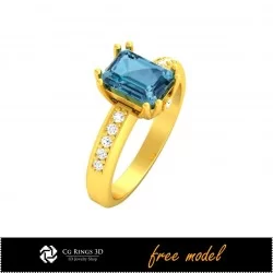 3D Engagement Ring - Free 3D Model Home, Engagement Rings 3D, Jewelry 3D CAD, Free 3D Jewelry, Rings 3D CAD , Free 3D Rings 