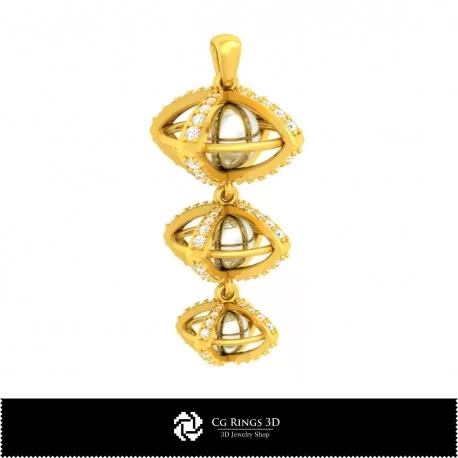 3D Ball Pendant Home, Bijoux 3D CAO, Pendentifs 3D CAO, Pendentifs Boule 3D