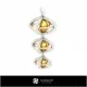 3D Ball Pendant Home, Bijoux 3D CAO, Pendentifs 3D CAO, Pendentifs Boule 3D