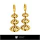 Jewelry-Earrings 3D CAD Jewelry 3D CAD, Earrings 3D CAD , 3D Drop Earrings, 3D Chandelier Earrings