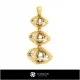 3D Ball Pendant Home, Bijuterii 3D , Pandative 3D CAD, Pandativ cu Diamante 3D , Pandativ cu Bile 3D 