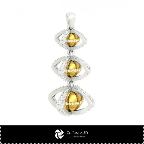 3D Ball Pendant Home, Bijuterii 3D , Pandative 3D CAD, Pandativ cu Diamante 3D , Pandativ cu Bile 3D 