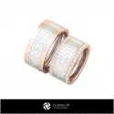 3D Wedding Ring With Diamonds