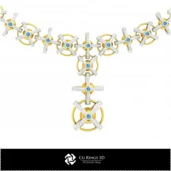 Jewerly-Necklaces 3D CAD Jewelry 3D CAD, Necklaces 3D CAD , 3D Diamond Necklaces
