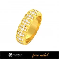 3D Wedding Ring - Free 3D Model Home, Bijuterii 3D , Bijuterii Gratuite 3D, Inele 3D CAD, Verighete 3D, Inele Gratuite 3D