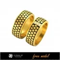 3D Wedding Ring With Enamel- Free 3D Model