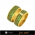 3D Wedding Ring With Enamel - Free 3D Model