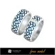3D Wedding Ring With Enamel - Free 3D Model Home, Jewelry 3D CAD, Free 3D Jewelry, Rings 3D CAD , Wedding Bands 3D, Eternity Ba