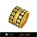3D Wedding Ring With Enamel - Free 3D Model