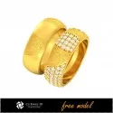 3D Wedding Ring With Diamonds- Free 3D Model
