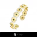 3D Bracelet With Diamonds