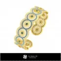 3D Bracelet With Diamonds