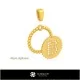 3D Pendant With Letter B Home, Bijoux 3D CAO, Pendentifs 3D CAO, Pendentifs Lettre 3D, Pendentifs Boule 3D