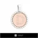 3D Pendant With Letter D Home, Jewelry 3D CAD, Pendants 3D CAD , 3D Letter Pendants, 3D Ball Pendants